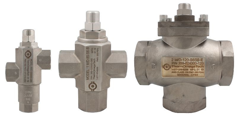 Group of thermal bypass valves