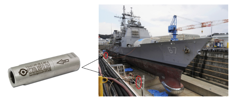 HAT/FPs Installed On Dry-Dock Water Lines Freeze Protection For Dry-Docked Ships