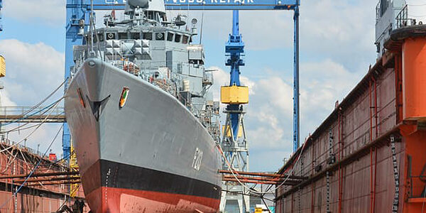 Freeze Protection For Dry-Docked Ships