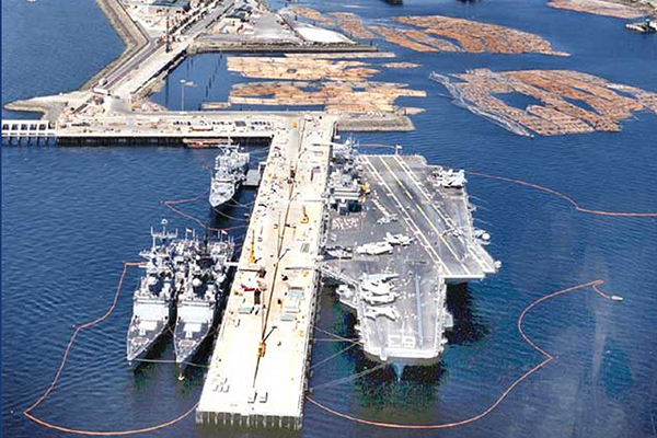 Naval Station Everett - use water line freeze protection