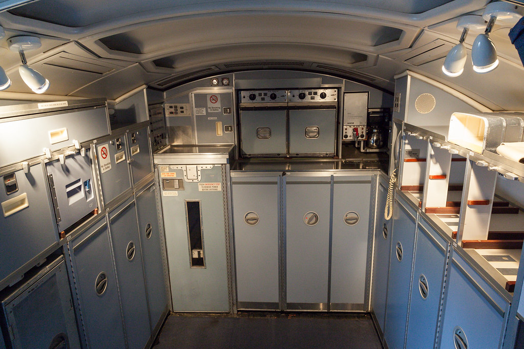 Boeing 747 Galley - scald protection valve installed