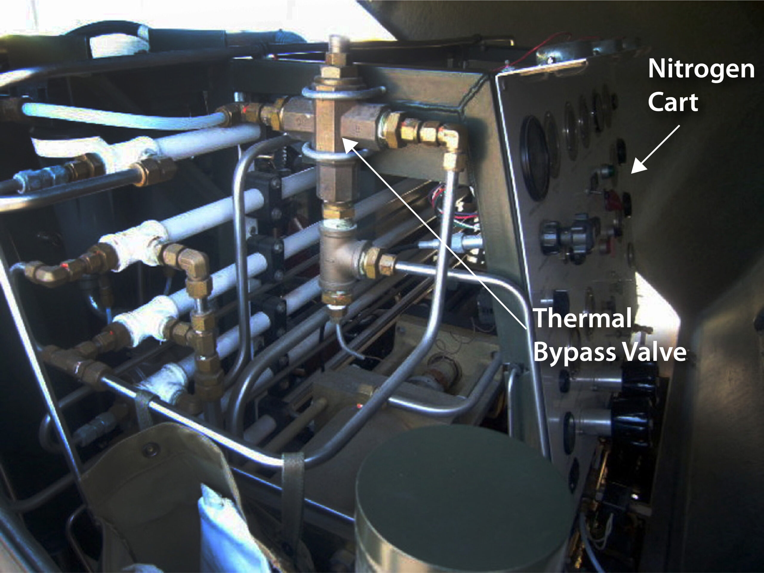 Thermal Bypass Valve on Generic Aircraft Nitrogen Generator
